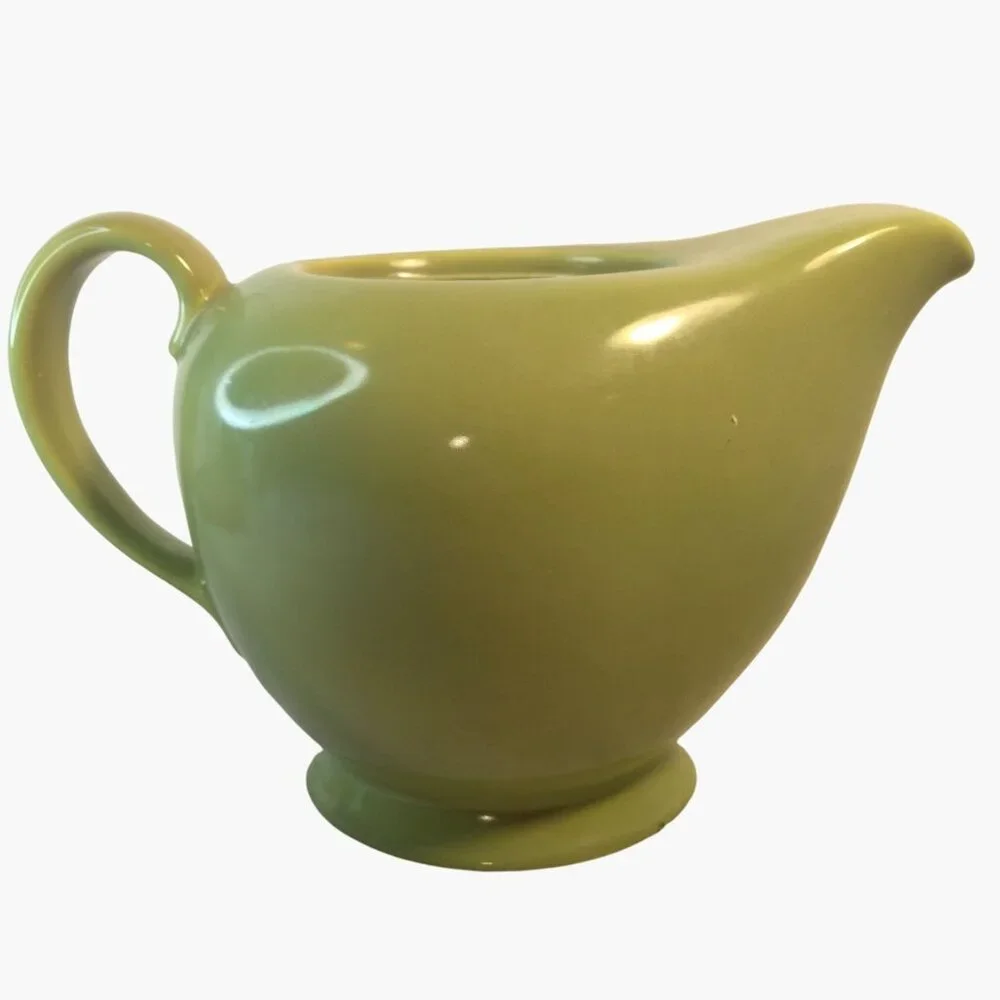 Santa Anita  Pitcher Green Vintage California Pottery USA
